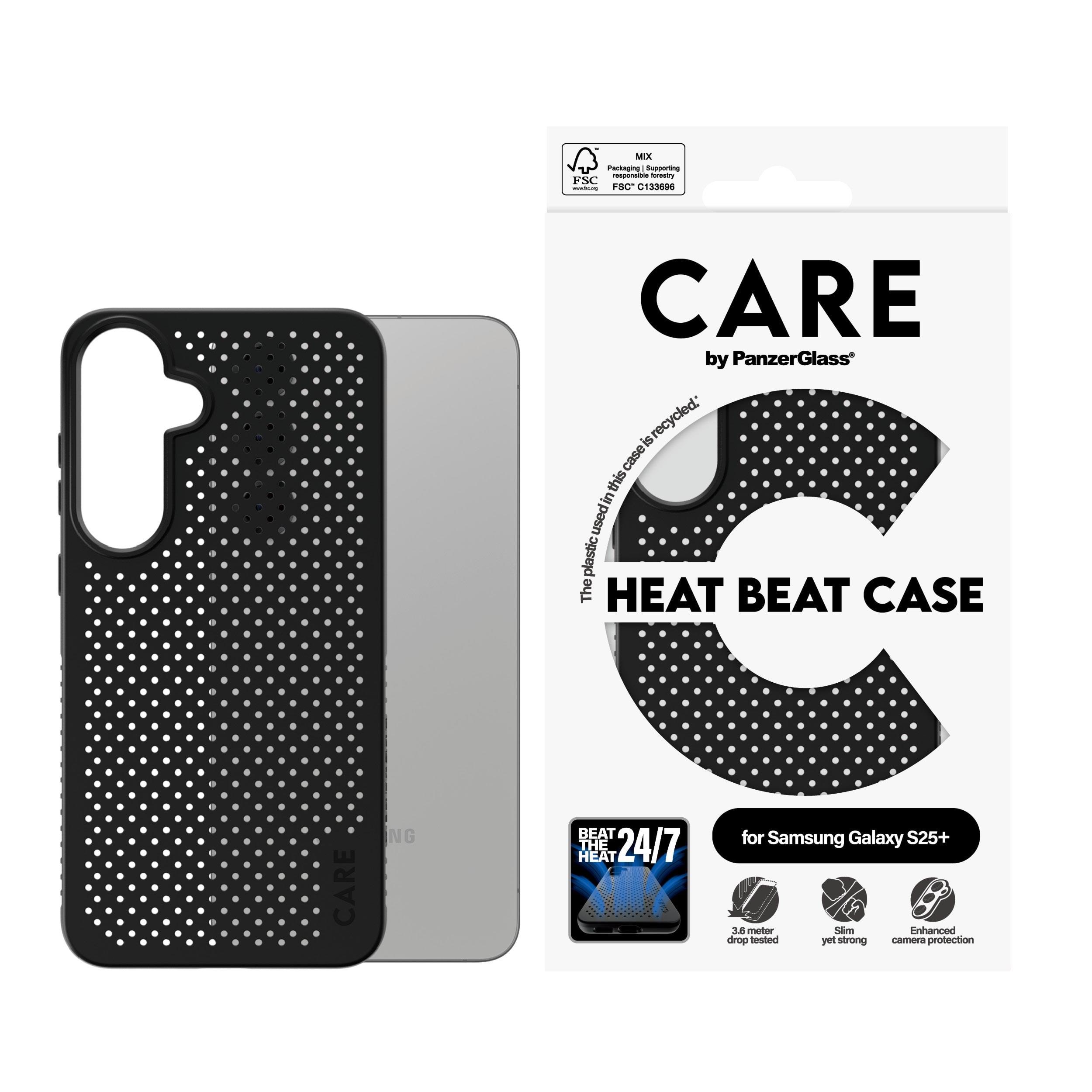 CARE by PanzerGlass Feature Case Heat Beat Samsung Galaxy S25+ Mobilcover CRRFEHBG37942