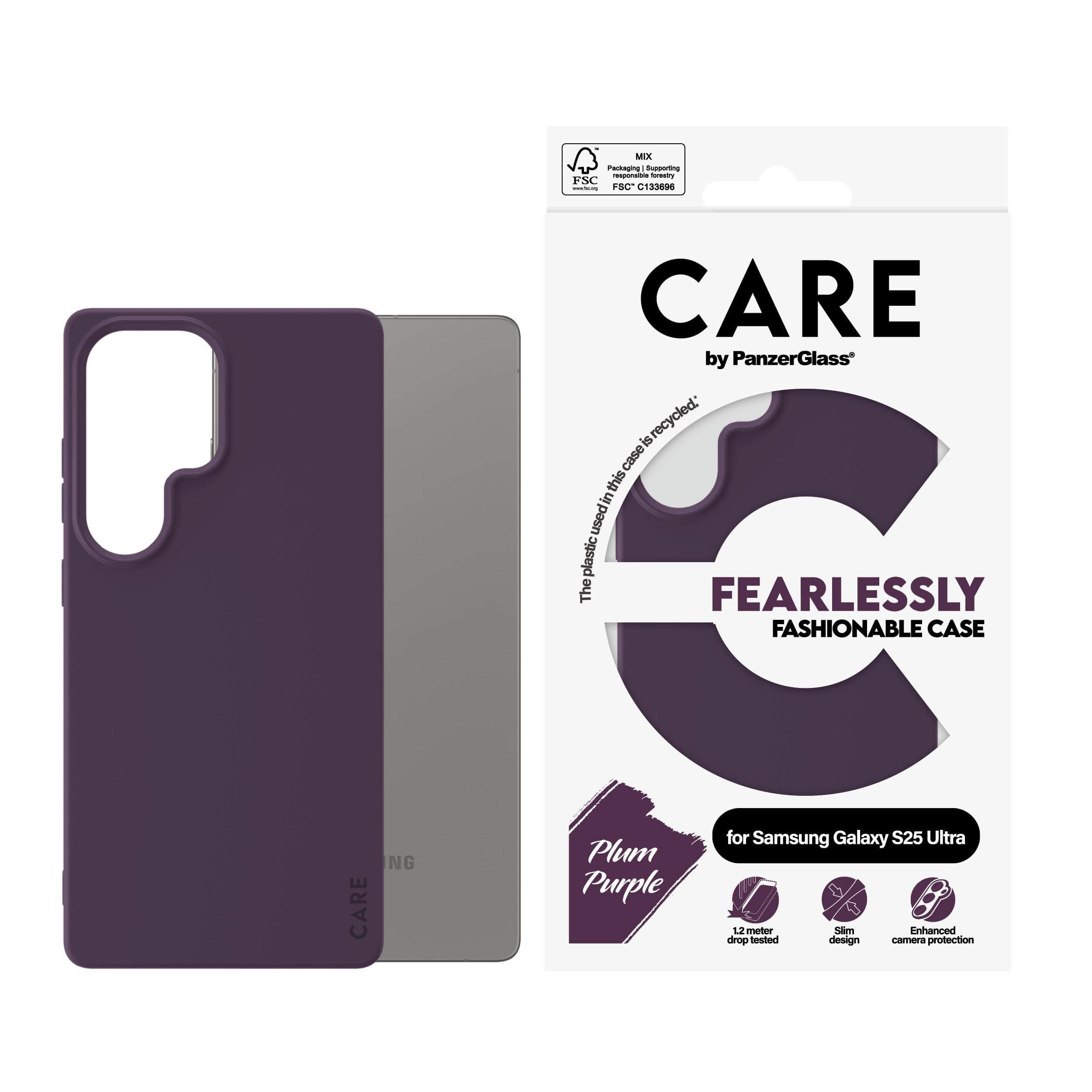 CARE by PanzerGlass Fashionable Case Plum Purple Samsung Galaxy S25 Ultra