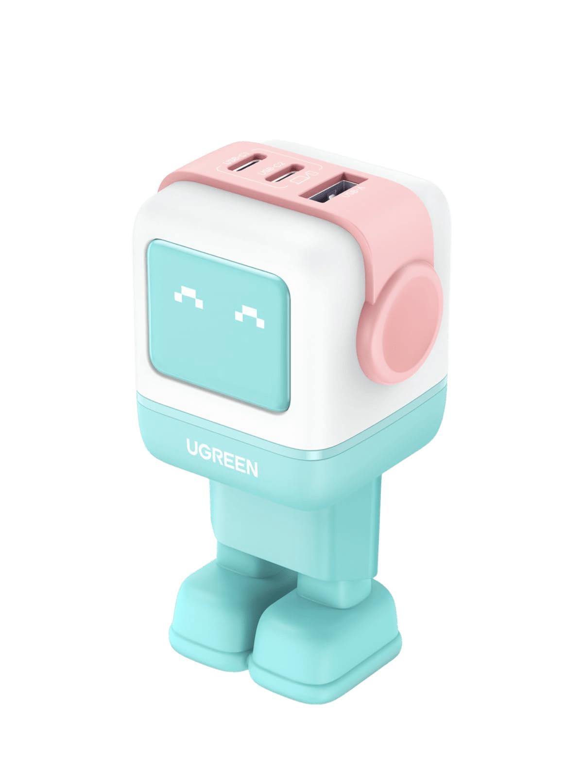 UGREEN Uno-Oplader 65 W (cyan) Mobil Oplader 35855-UG