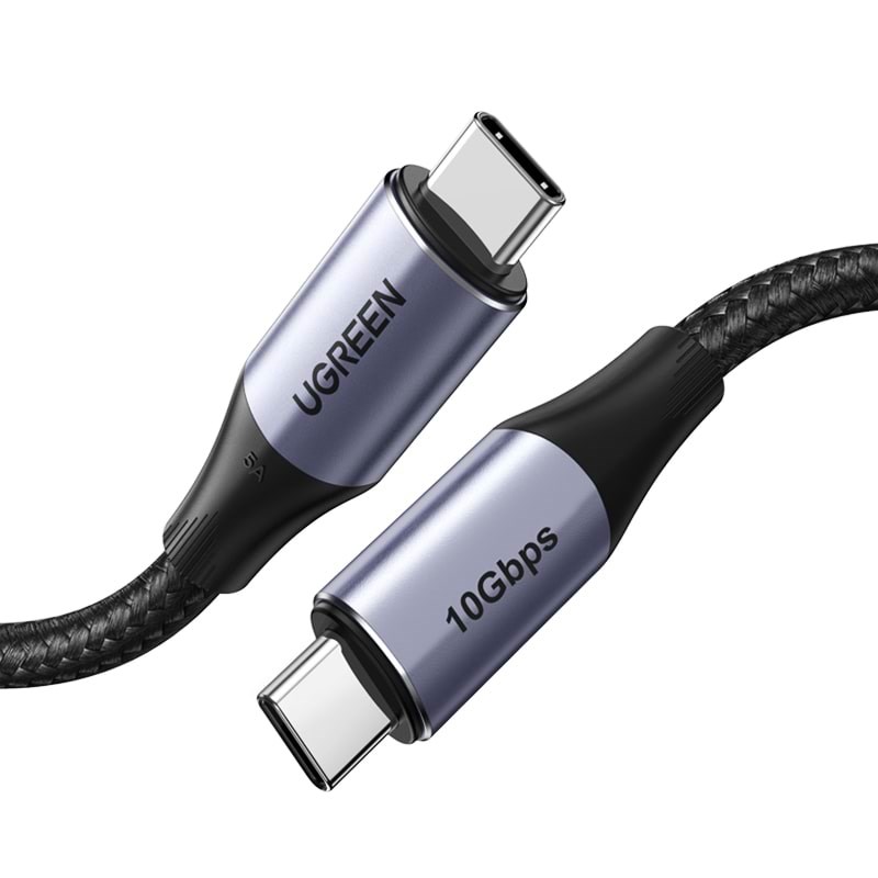 UGREEN USB-C USB-C - 1m - Sort Usb Kabel 80150-UG