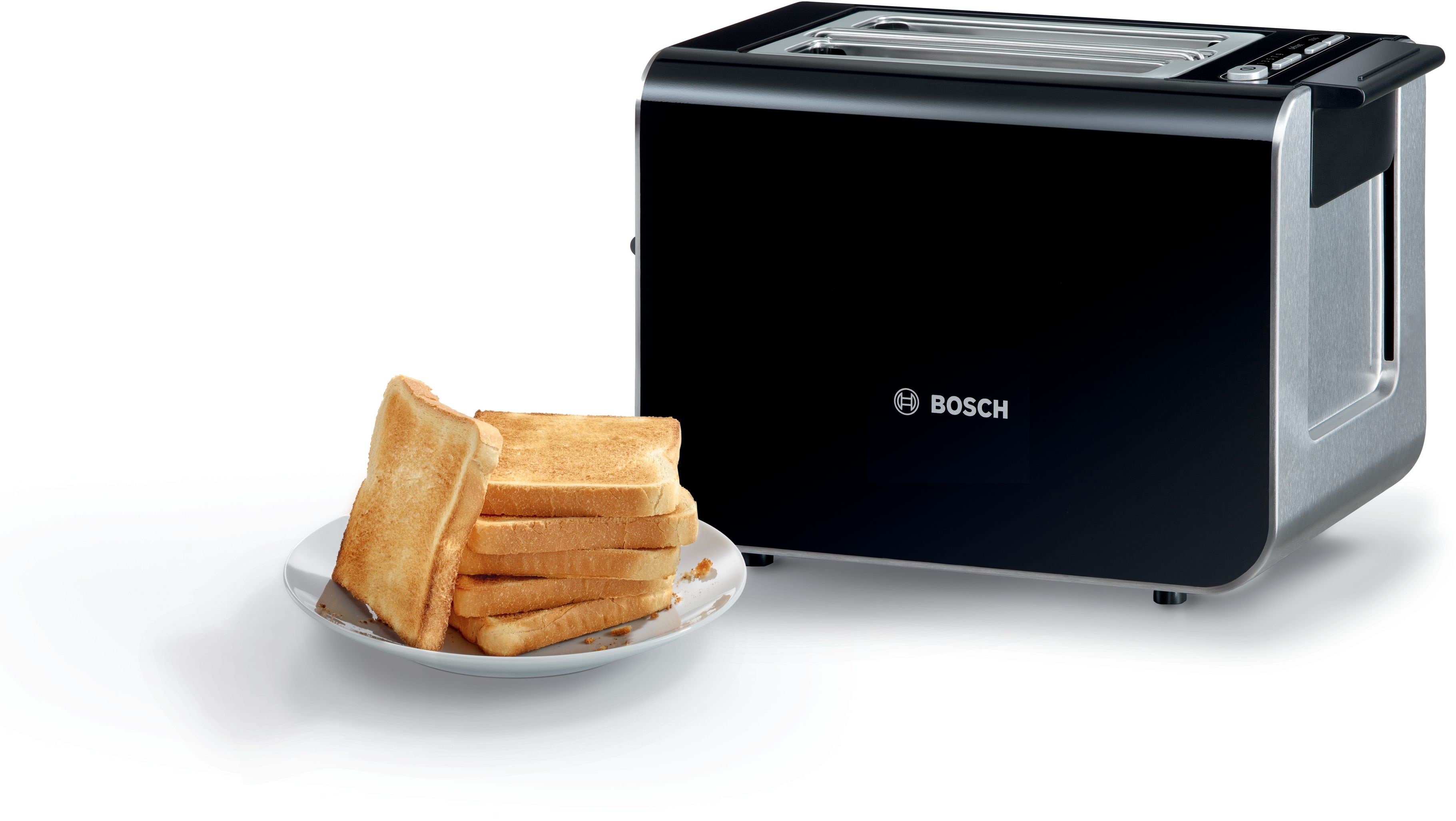 Bosch Brødrister Styline TAT8613N - Black Brødrister