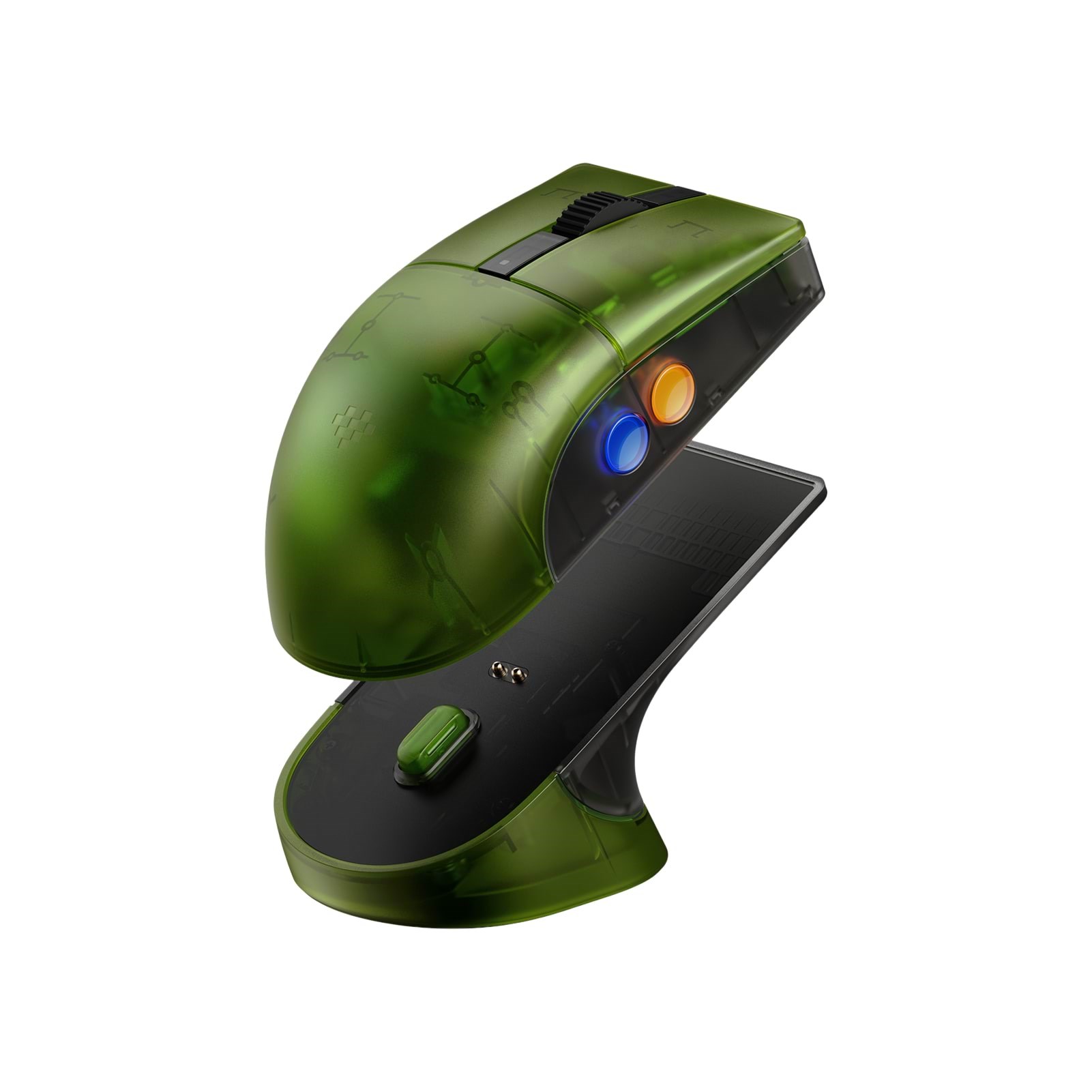 8BitDo Retro R8 Mouse - Xbox - Gaming Mus - Optisk - 7 knapper - Grøn Mus RET00503