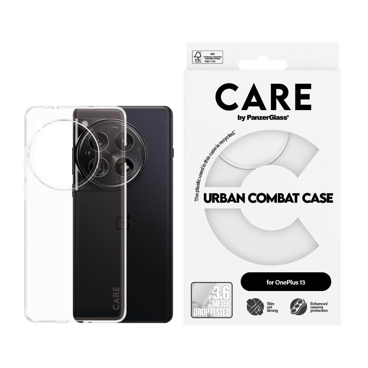 CARE by PanzerGlass Fashionable Case Transparent X-Ray Soft Basic OnePlus 13