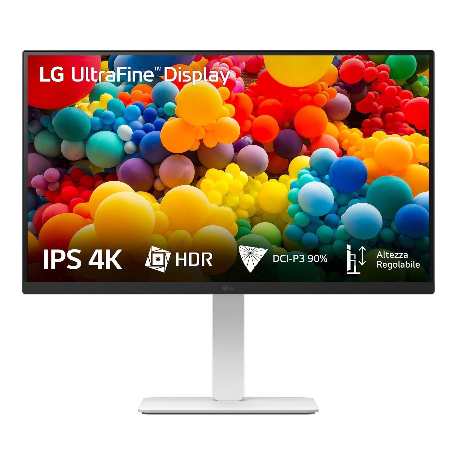 27" LG UltraFine 27US550-W - 3840x2160 (4K) - 60Hz - IPS Computerskærm White