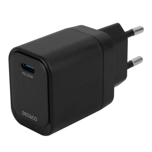 Deltaco USB-C Wall Charger Mobil Oplader USBC-AC151