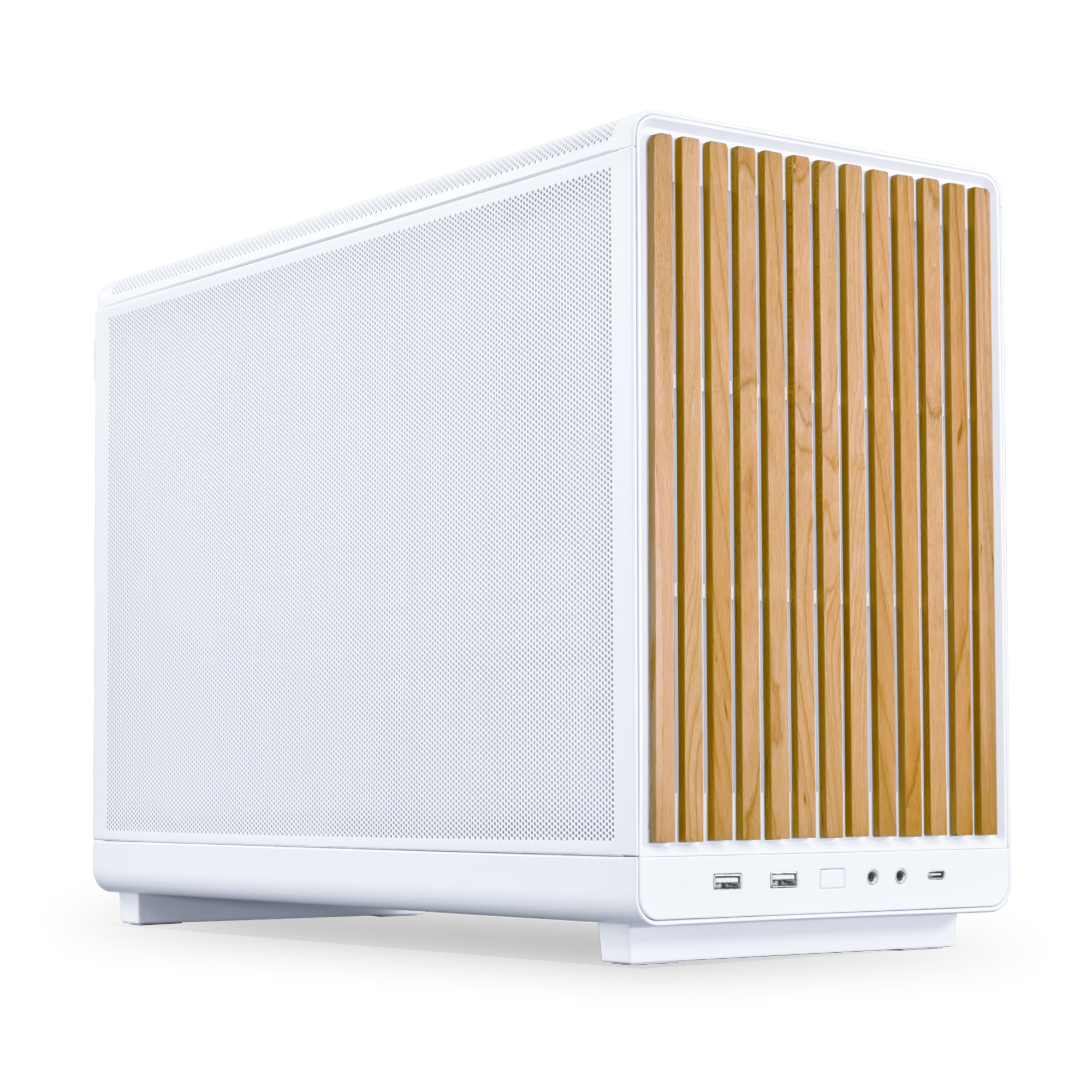 Lian Li Dan Case A3- mATX Wood edition - Kabinet - Minitower - Hvid Kabinet G99.A3W-WD.00