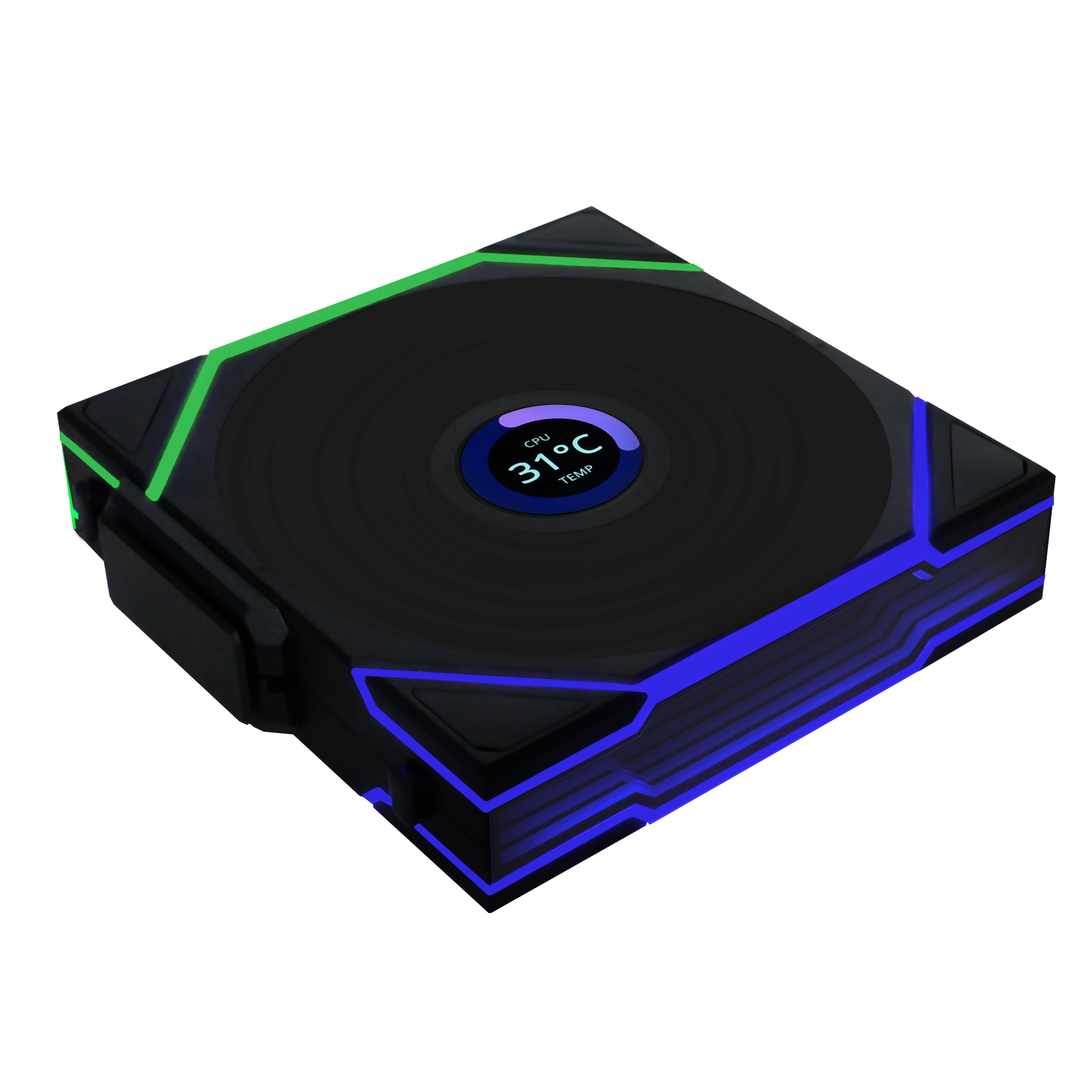 Lian Li UNI FAN TL Wireless LCD - Kabinet køler - 120mm - Sort - 32 dBA