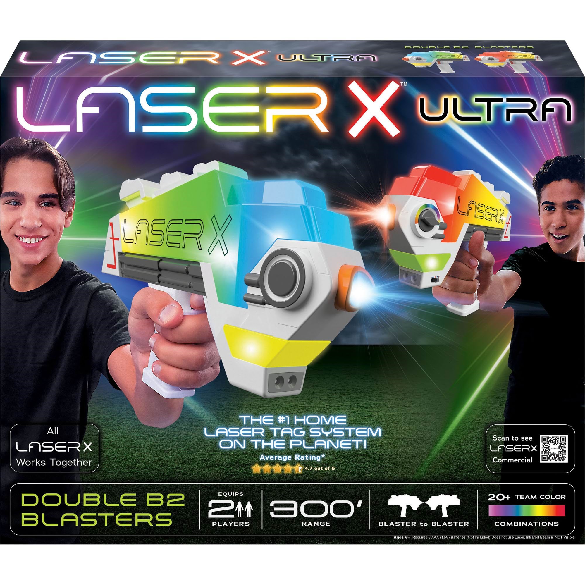Laser X Ultra Laser blastersæt, 2 stk. Legetøjsvåben 20334
