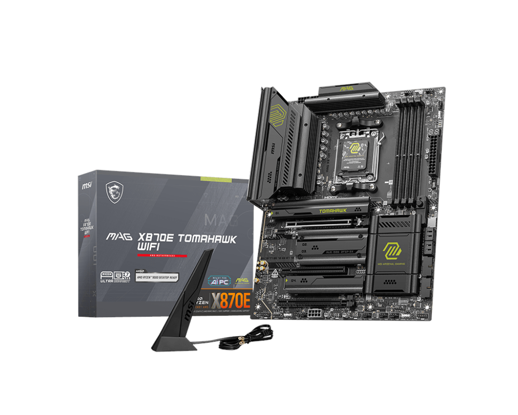 MSI MAG X870E TOMAHAWK WIFI Bundkort - AMD X870E - AMD AM5 - DDR5 RAM - ATX