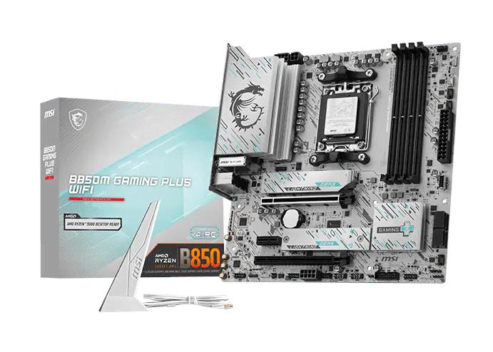 MSI B850M GAMING PLUS WIFI Bundkort - AMD B850 - AMD AM5 - DDR5 RAM - Micro-ATX