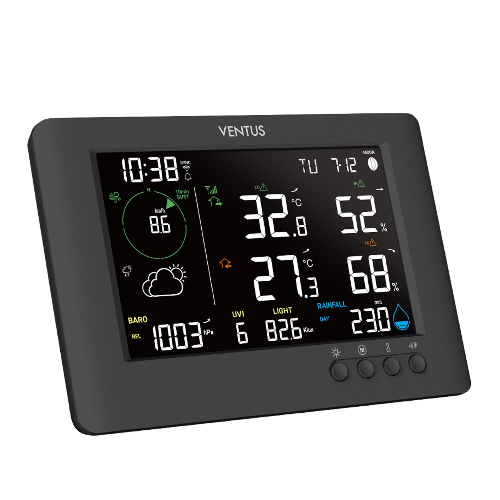 VENTUS Vejrstation W815 wifi Vejrstation