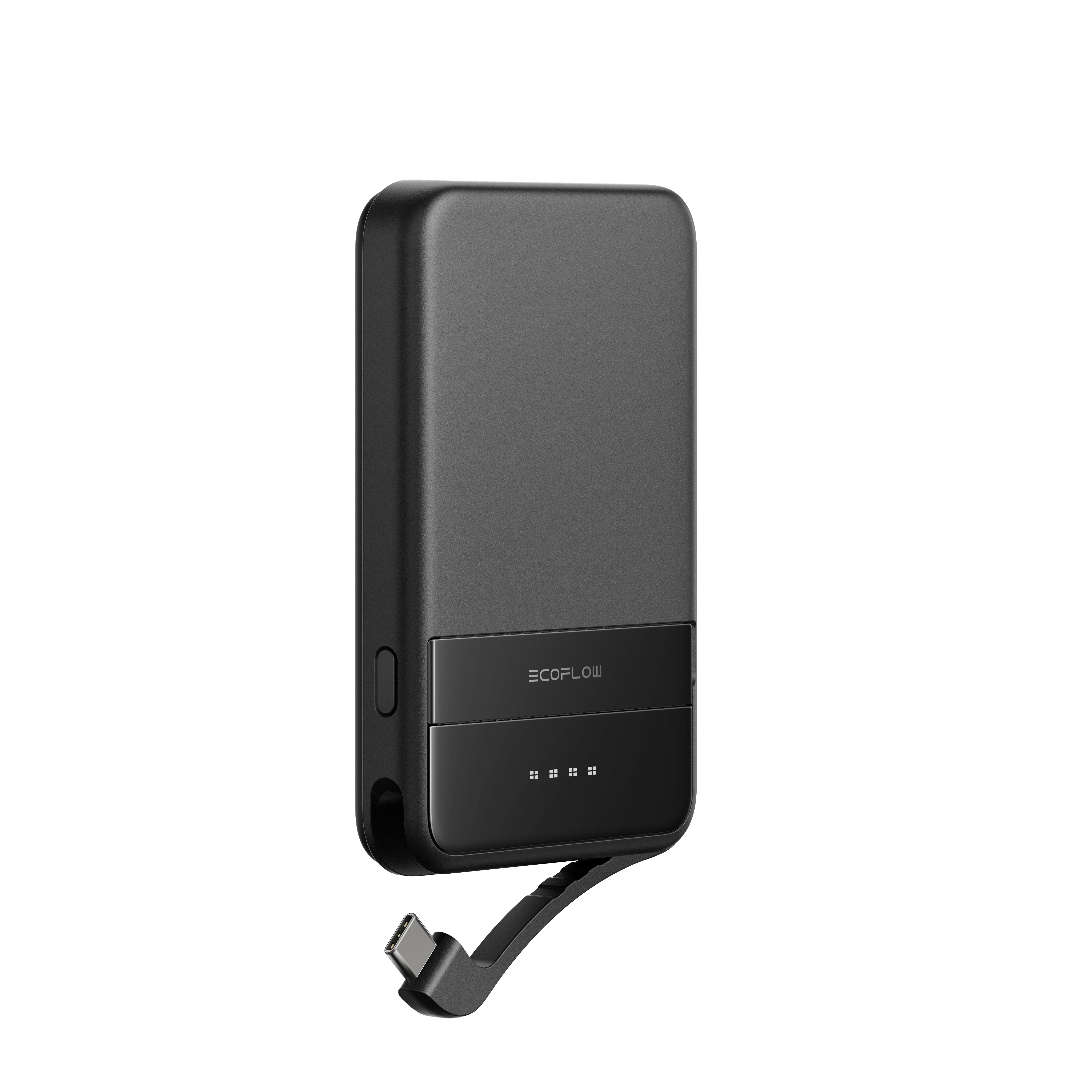 EcoFlow Rapid 5K - 30W- Qi2 - Wireless Charging - 5000 mAh Powerbank Sort EF-RAPID5000-B-EU