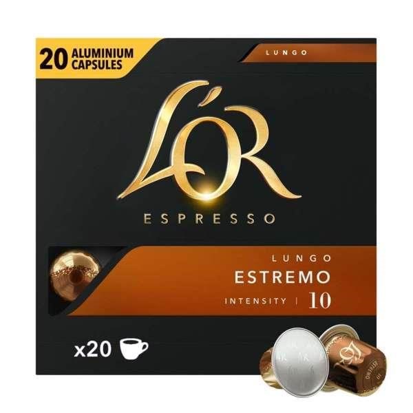 L'OR Capsules Estremo - 20 pcs Kaffemaskine Sort 4028737