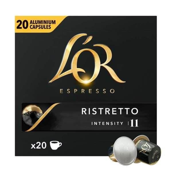 L'OR Capsules Ristretto - 20 pcs Kaffemaskine Sort 4028586
