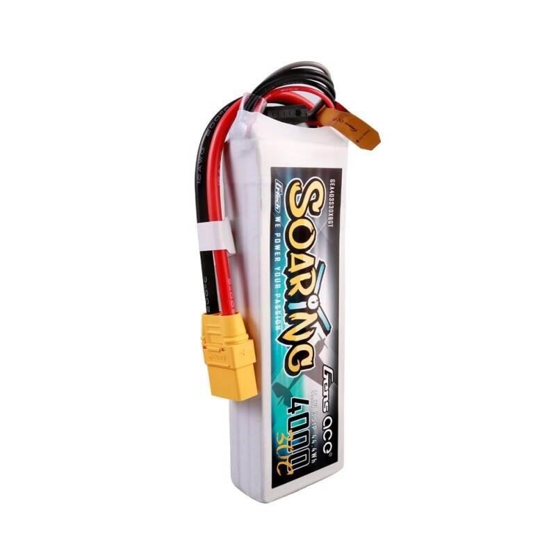 Gens ace &Tattu G-Tech Soaring 4000mAh 11.1V 30C 3S1P Lipo Battery Fjernstyret Bil GEA403S30X9GT