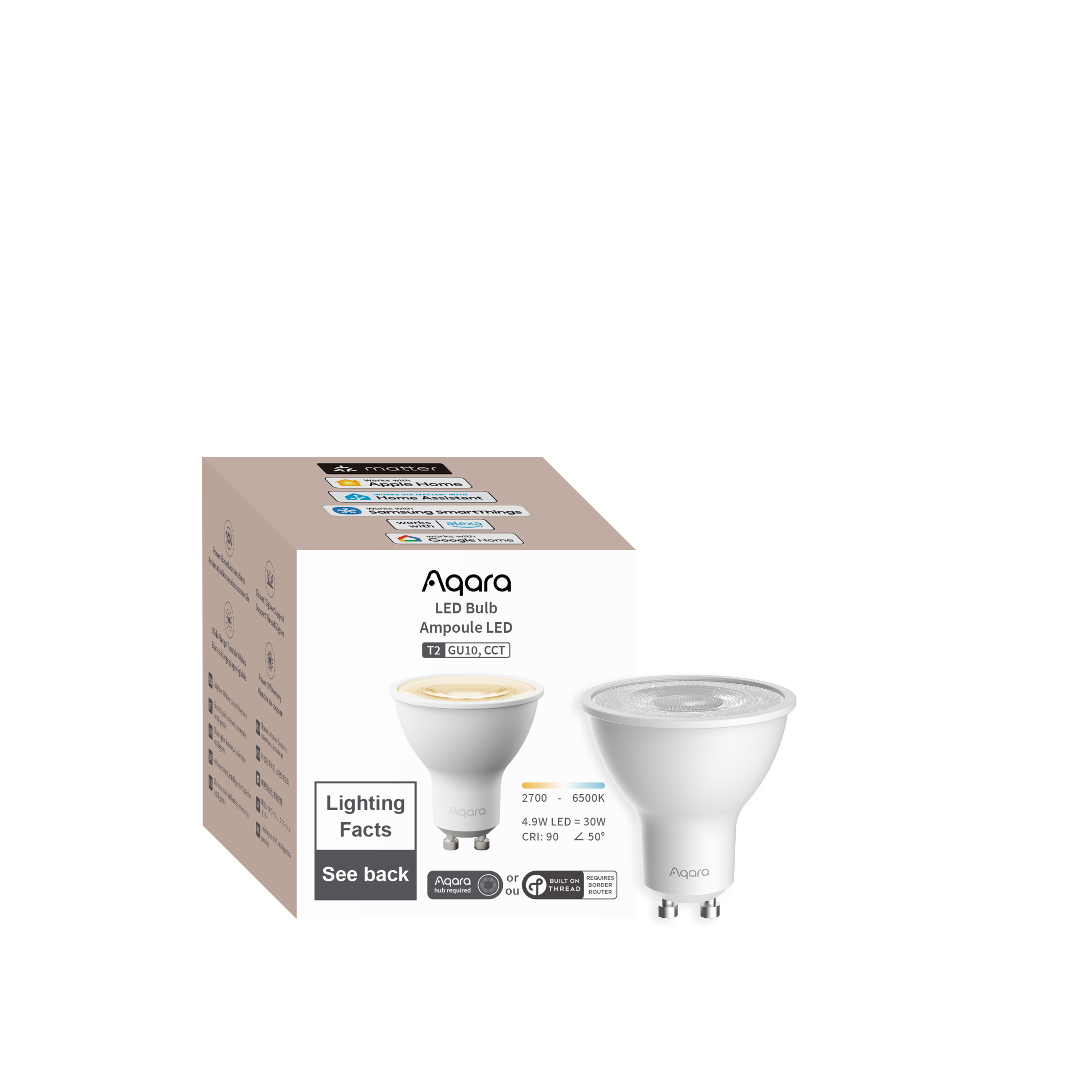 Aqara LED Bulb T2 (RGB CCT GU10) Smart Home LB-L03D