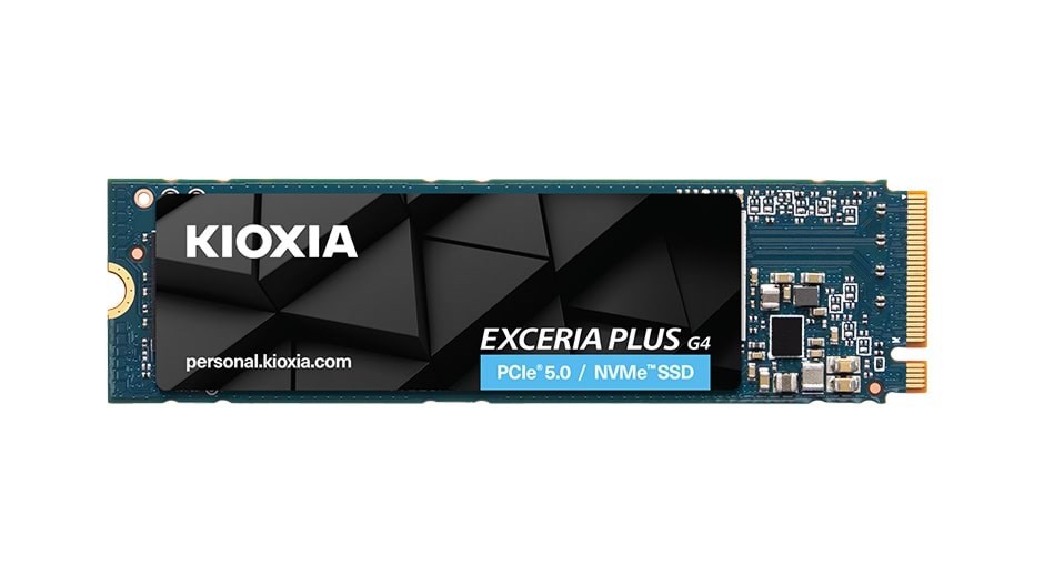 Kioxia EXCERIA PLUS G4 SSD - 2TB - M.2 2280 - PCIe 5.0 Ssd Harddisk Sort LVD10Z002TG8