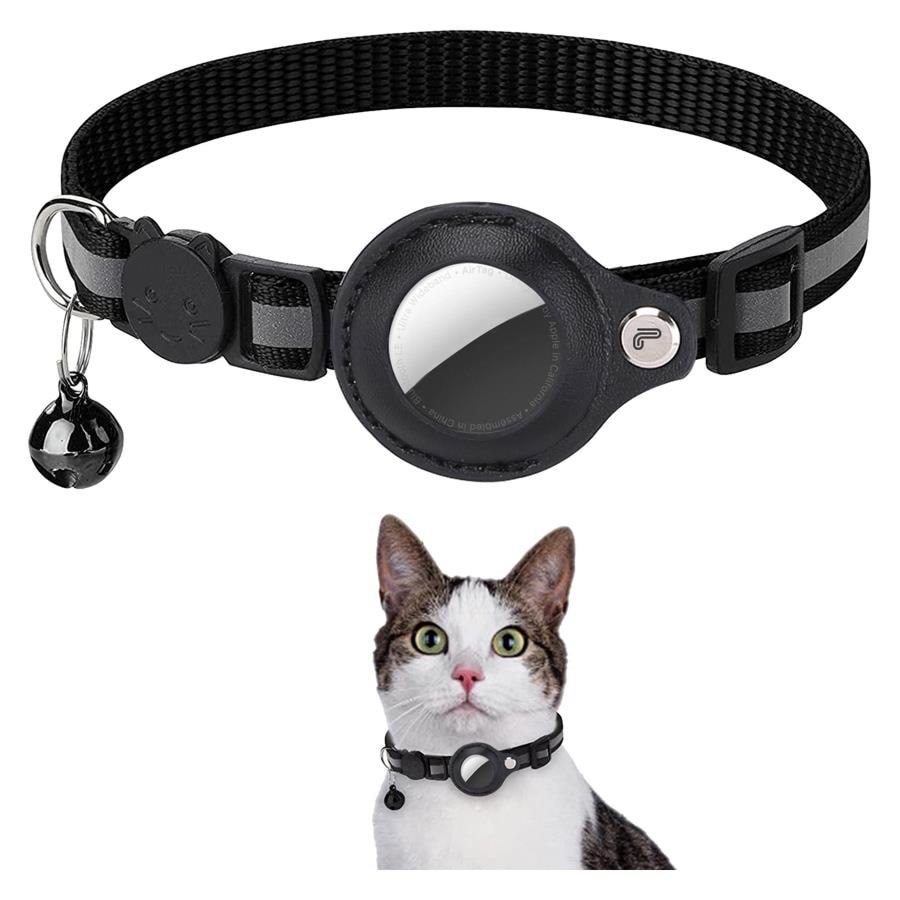 Lippa AirTag Collar for Cats and Dogs 22-32 cm Black Hundeudstyr LPCOVER0024