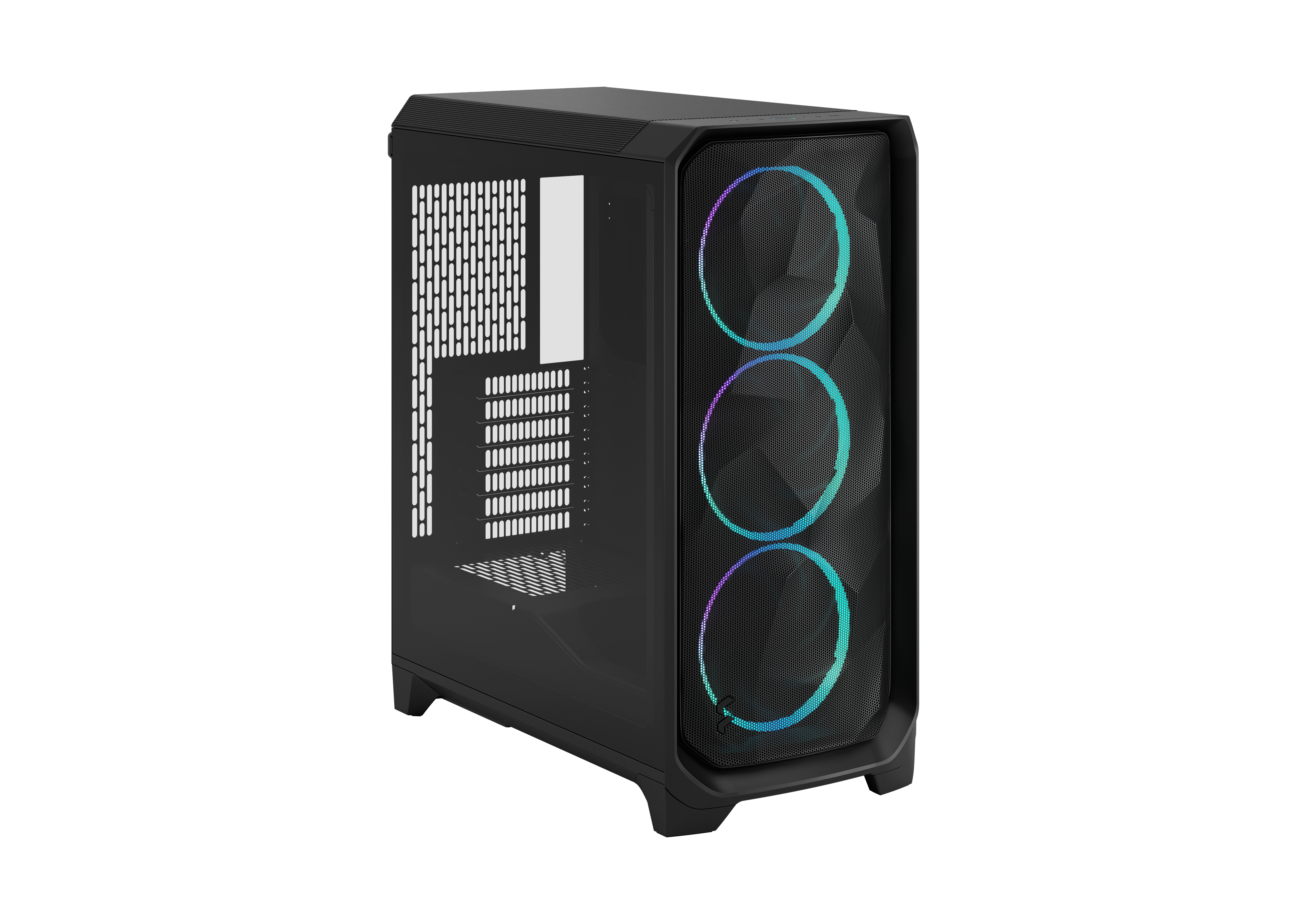 Fractal Design Meshify 3 Black RGB - Kabinet - Miditower - Sort Kabinet FD-C-MES3A-06