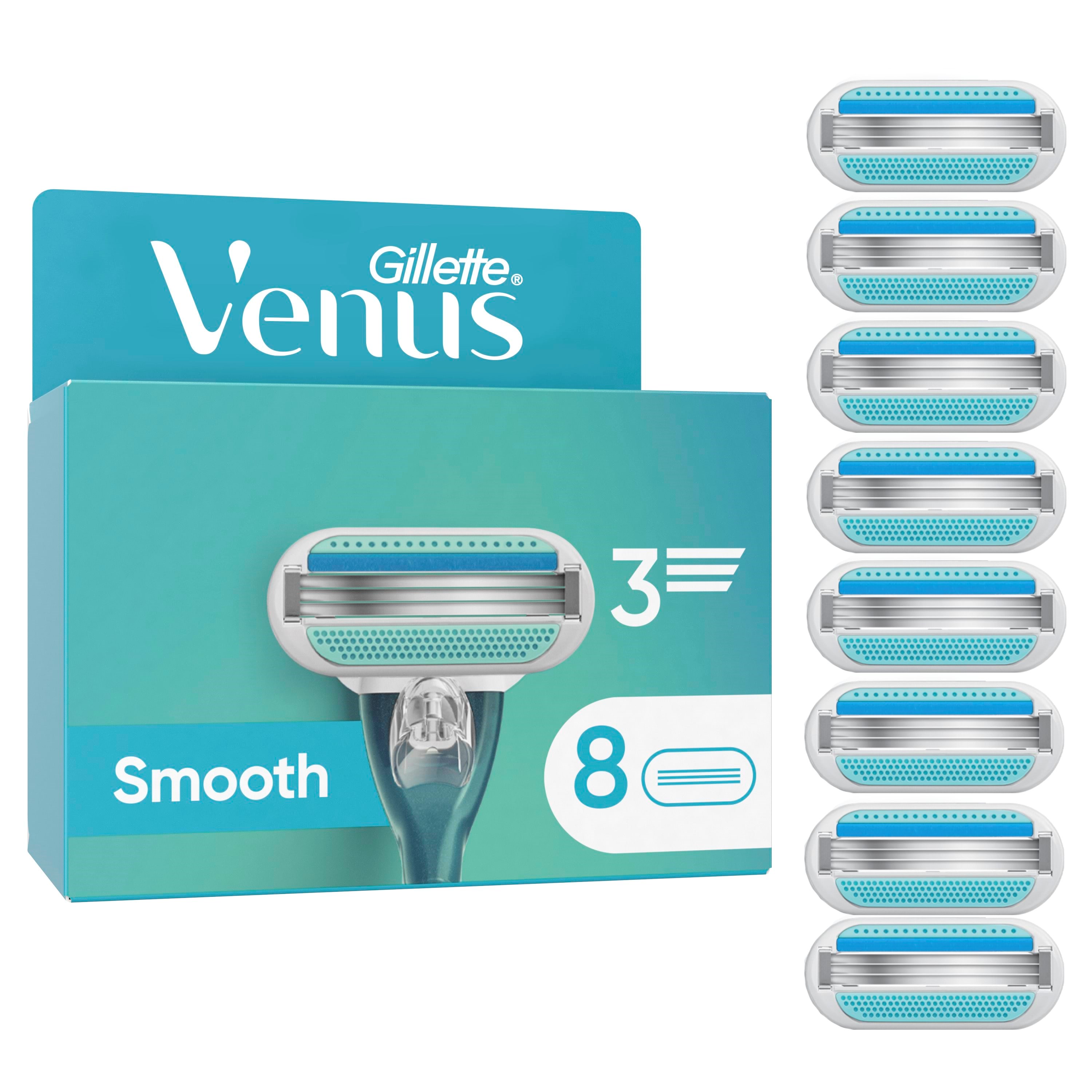 Gillette-Venus Smooth 8 pcs Barbergrej 8700216495561