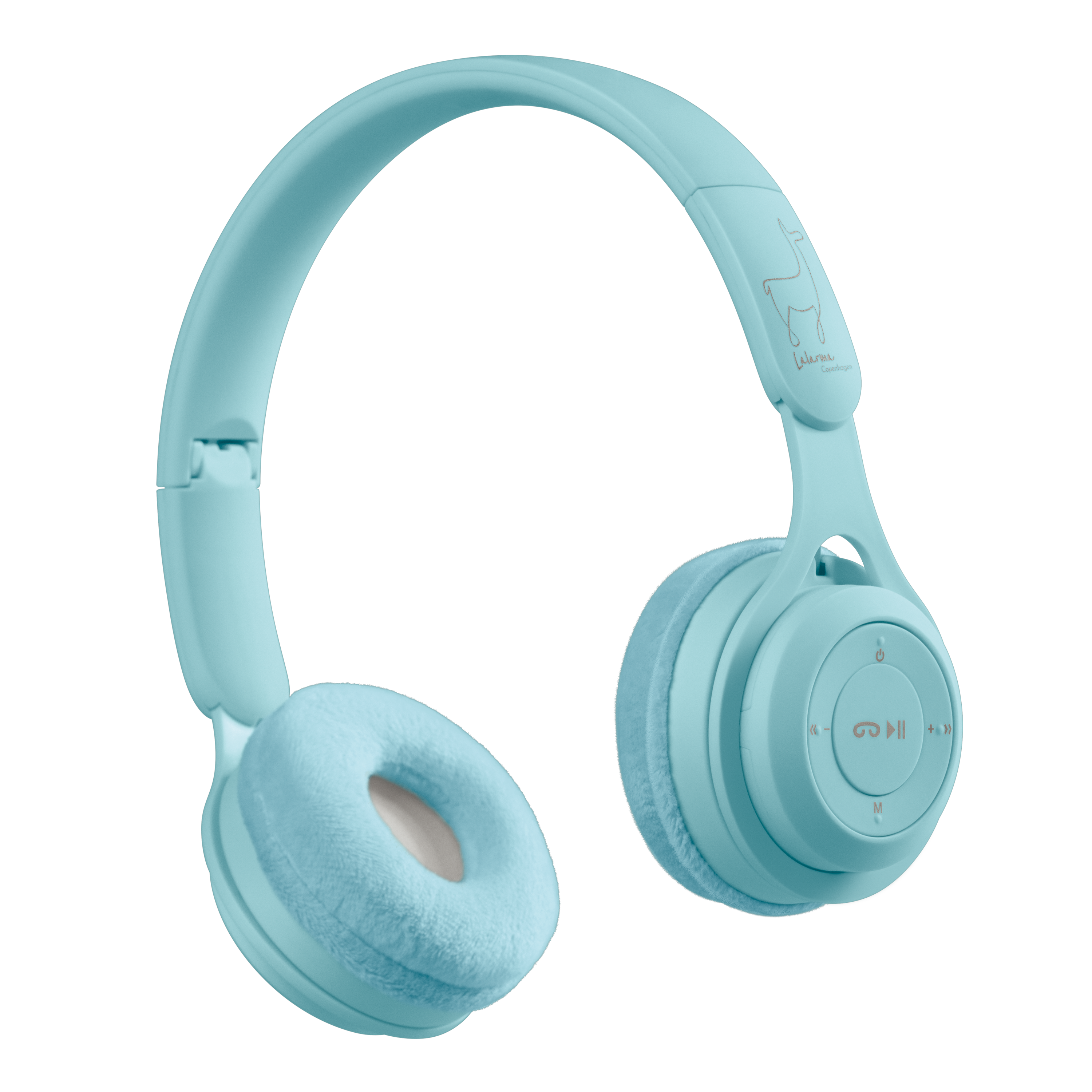 Lalarma Høretelefon Bluetooth - Blå Musik WH-blue-pastel4