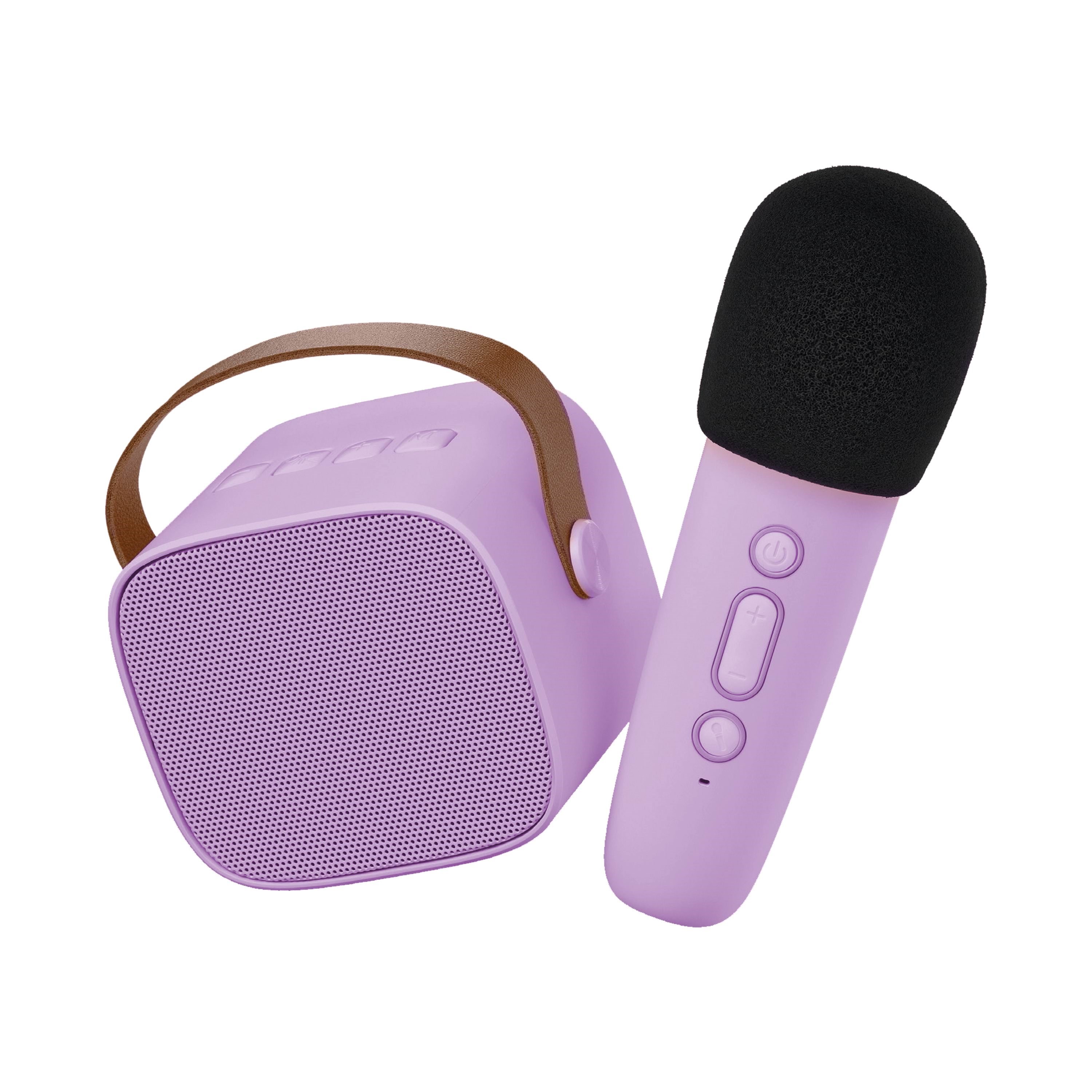 Lalarma Karaoke Sæt - Lilla Musik LALAR-SPEAKBLMICH-PURPLE