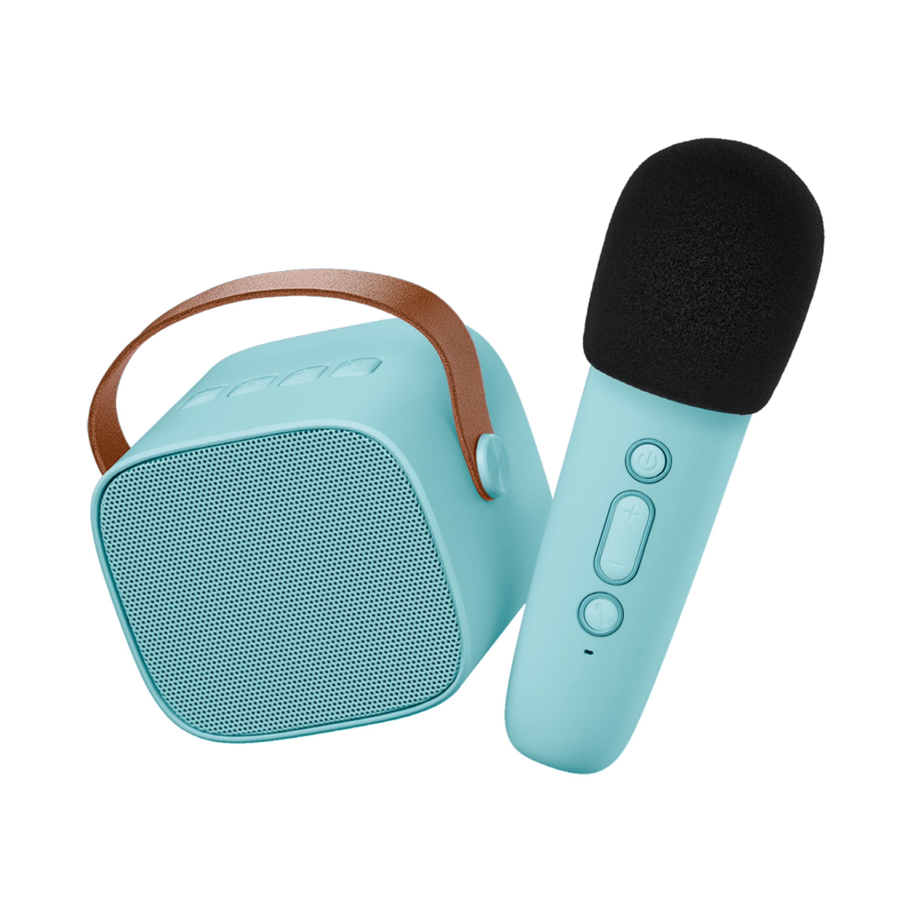 Lalarma Karaoke Sæt - Blå Musik LALAR-SPEAKBLMICH-BLUE