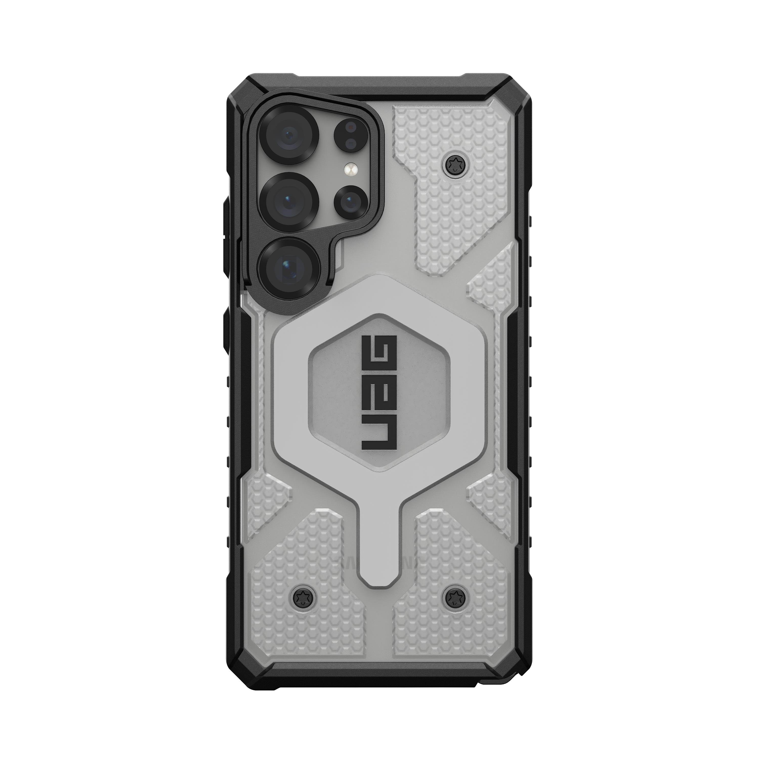 UAG Pathfinder Clear w/Magnet - Ice/Silver - Samsung Galaxy S25 Ultra Mobilcover 214483114333