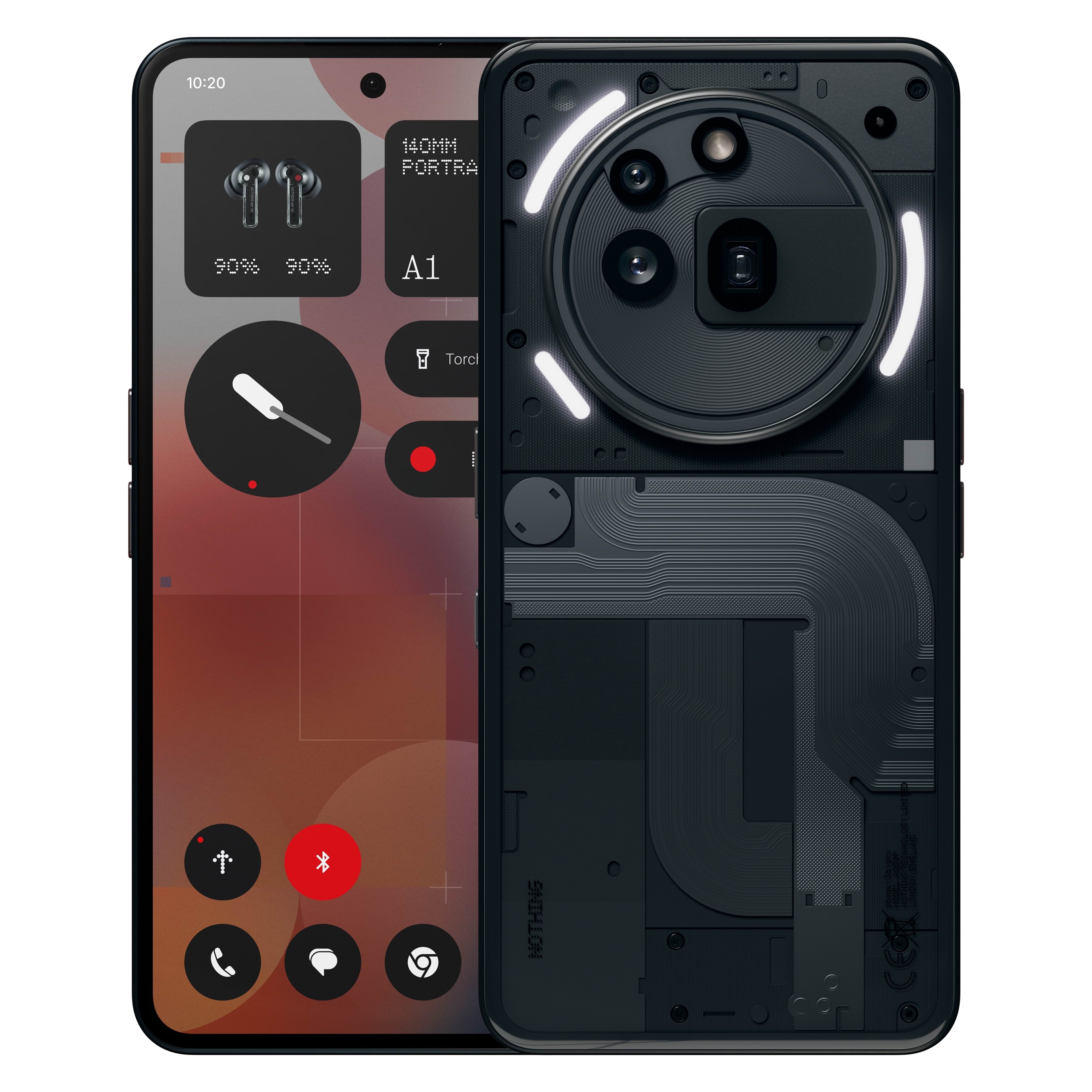 Nothing Phone (3a) Pro 256GB/12GB - Sort Mobiltelefon A10400166