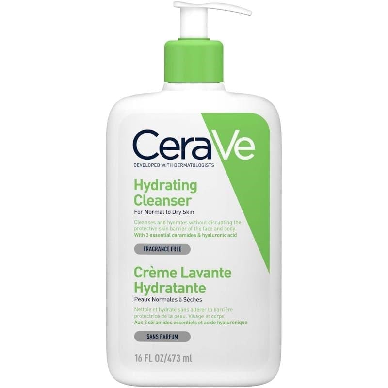 CeraVe Hydrating Cleanser 437ml - Normal to Dry Skin Ansigtspleje 3337875597333