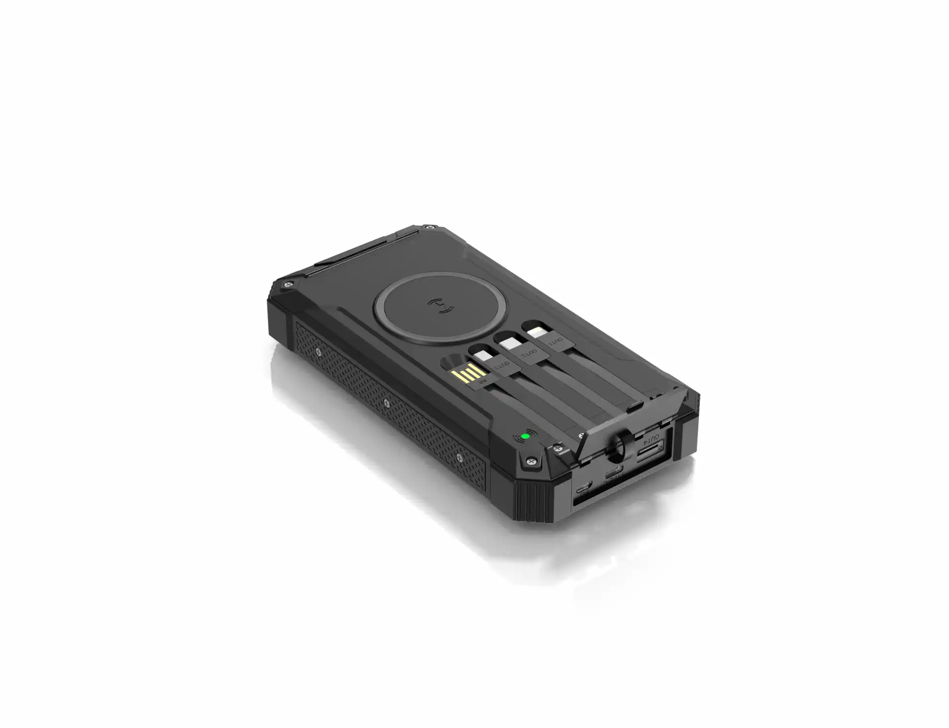 DENVER PSC-20012- Powerbank 20000mAh solar panel - Black - 20000 mAh Powerbank Sort
