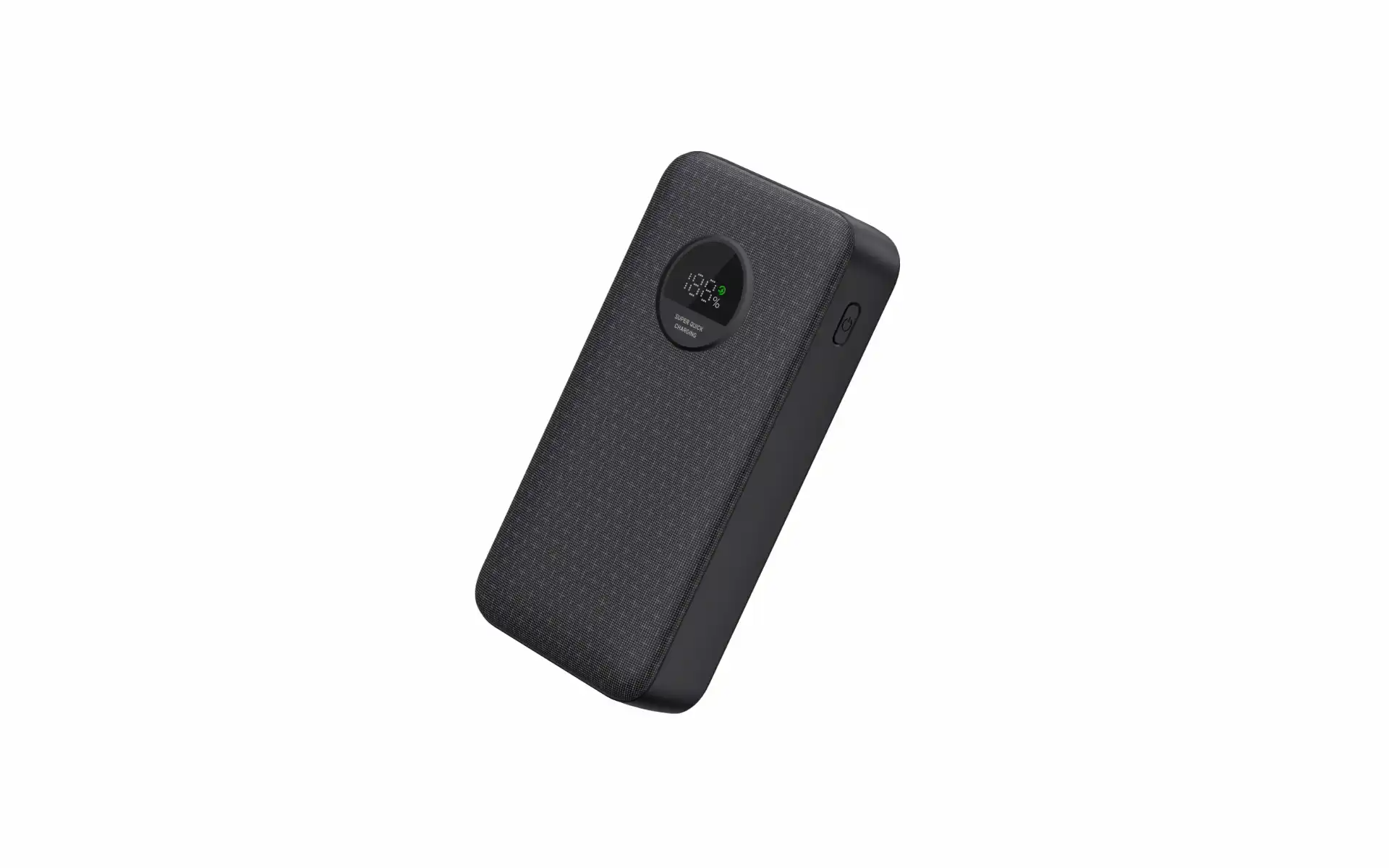 DENVER PQC-20065 - Fast charge Powerbank 20000mAh - Black - 20000 mAh Powerbank Sort