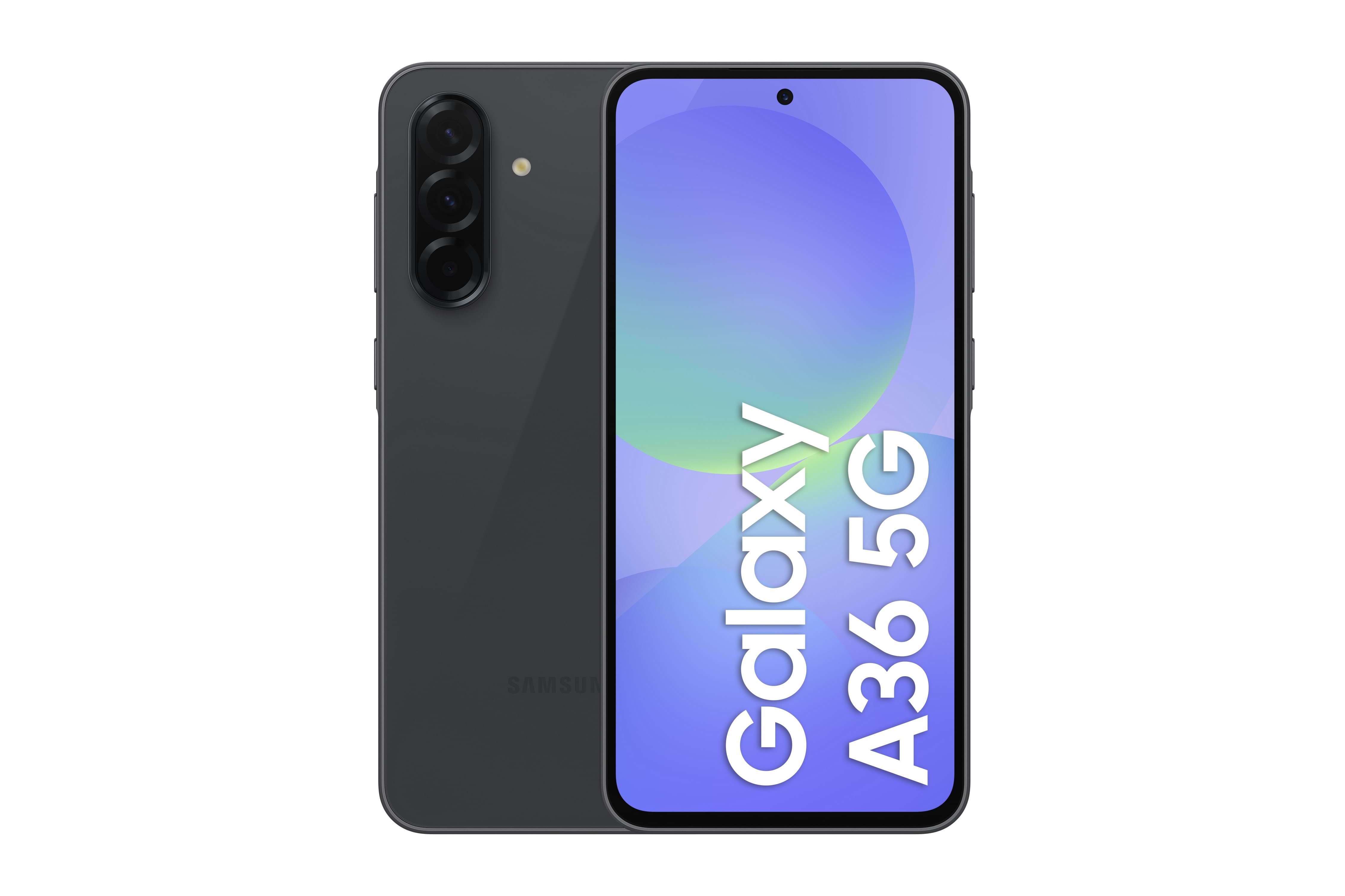 Samsung Galaxy A36 5G 128GB/6GB - Awesome Black Mobiltelefon Sort SM-A366BZKBEUB
