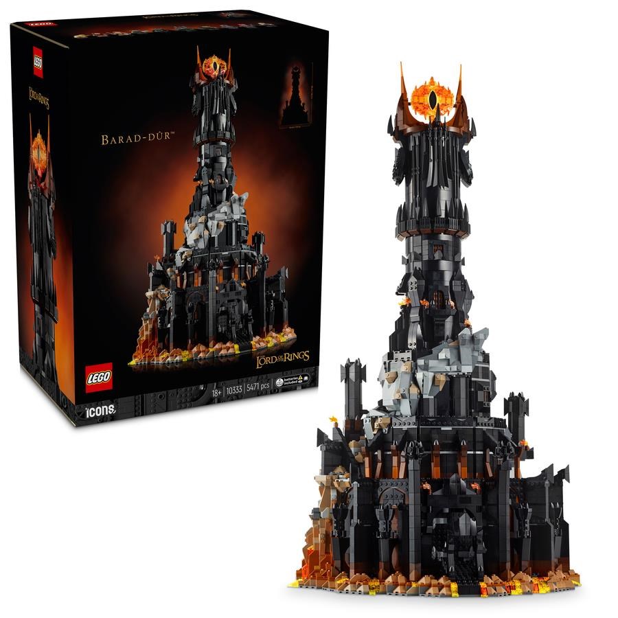 LEGO Icons 10333 Ringenes Herre: Barad-dûr byggesæt 18+ år