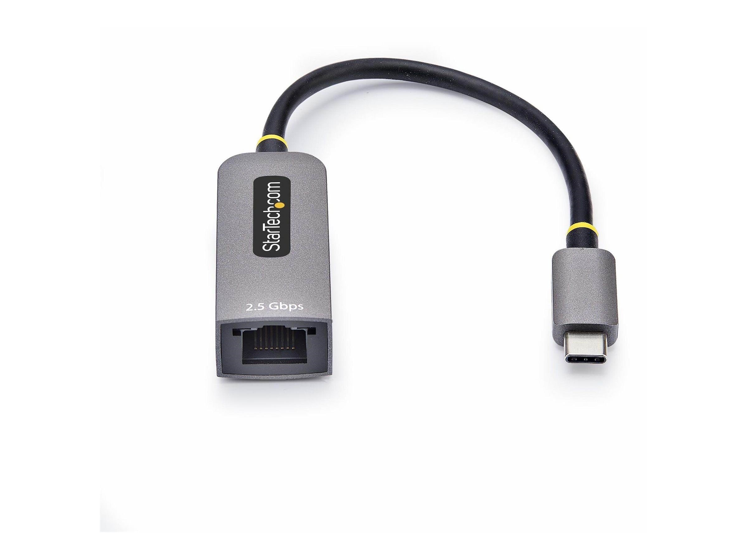 StarTech.com 2.5GbE USB-C to Ethernet Adapter - network adapter - USB-C 3.2 Gen 1 / Thunderbolt 3 - 10M/100M/1G/2.5 Gigabit Ethernet