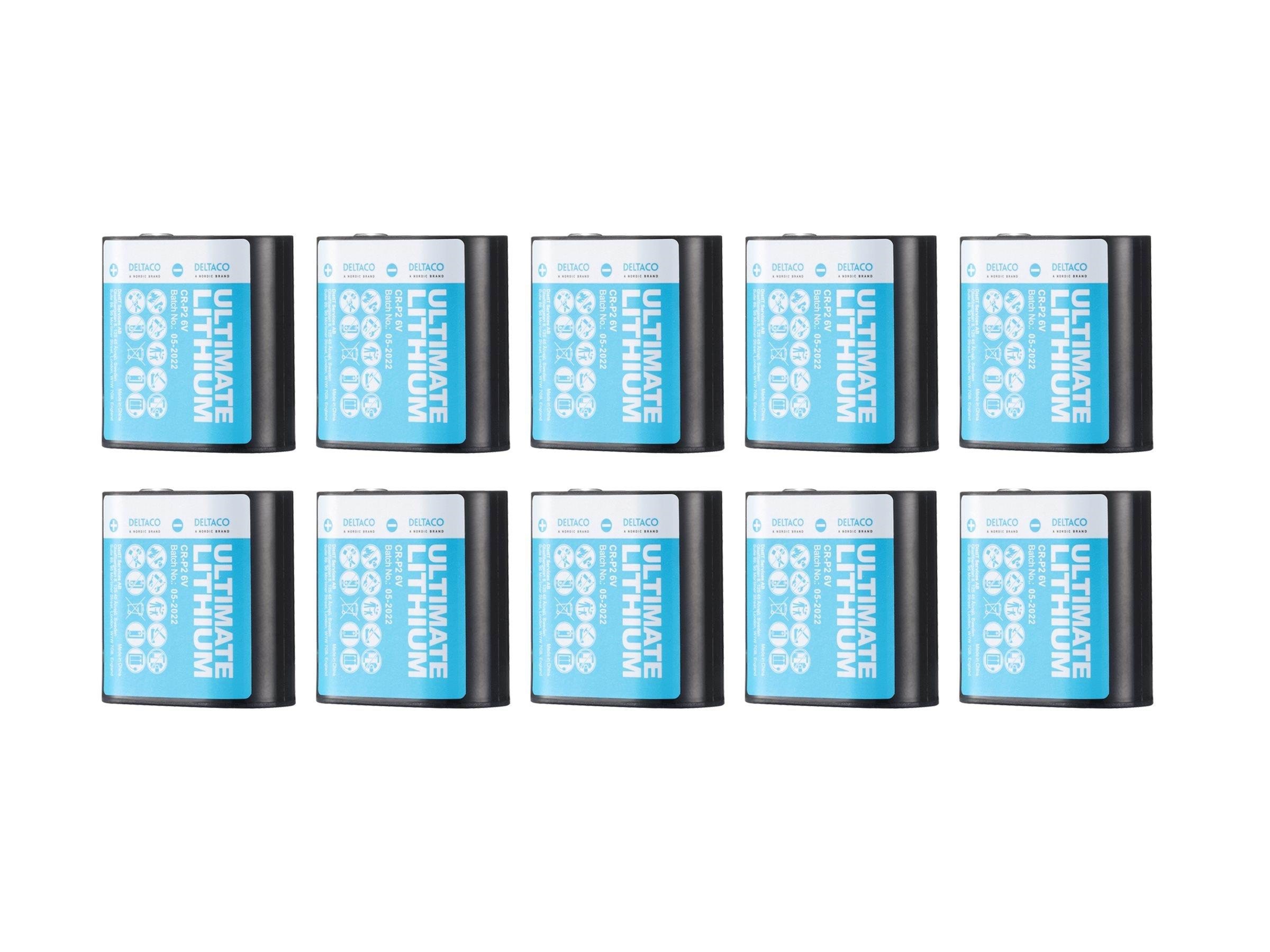 Deltaco Ultimate Lithium Battery CR-P2 - 10-pack Batteri ULTB-CRP2-10P