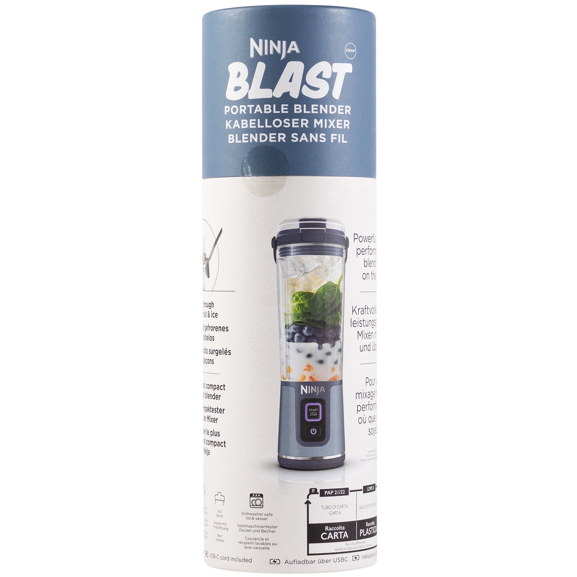 Ninja Blender Blast BC151EUNV - denim blue
