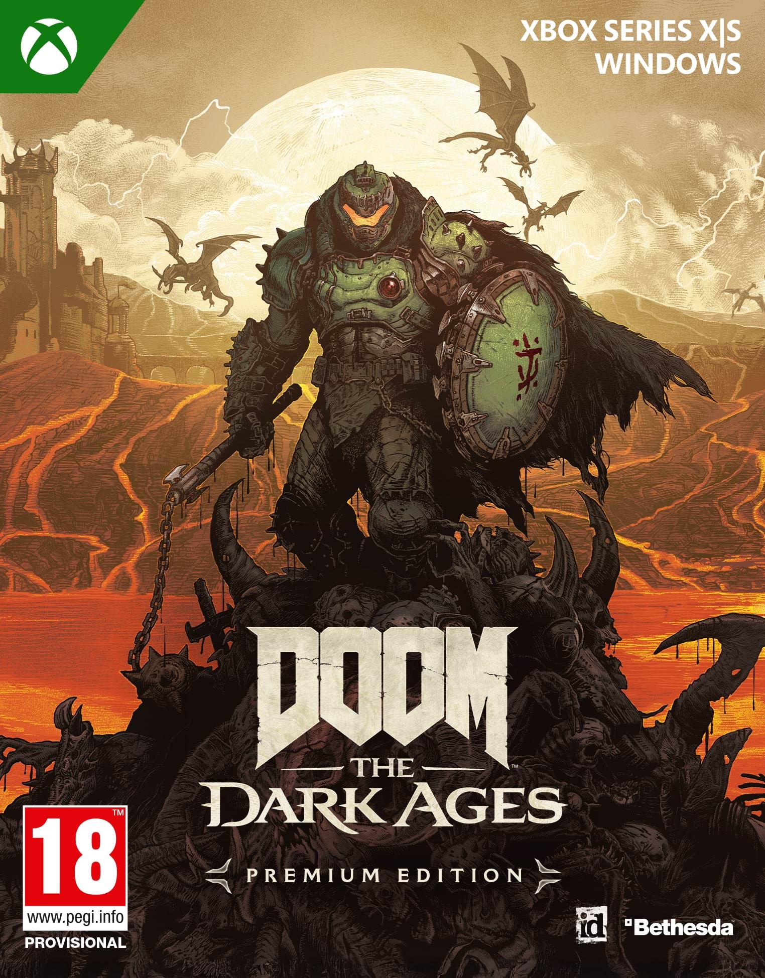 DOOM: The Dark Ages (Premium Edition) - Microsoft Xbox Series X - FPS Spil 196388560806