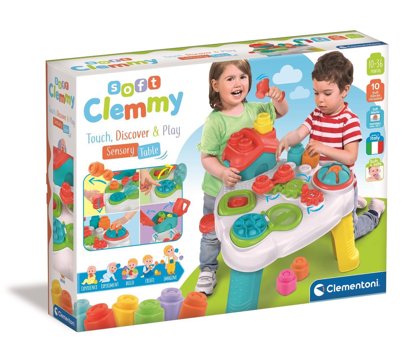 Clementoni Soft Clemmy Sensory Table Lærerigt Legetøj 17704
