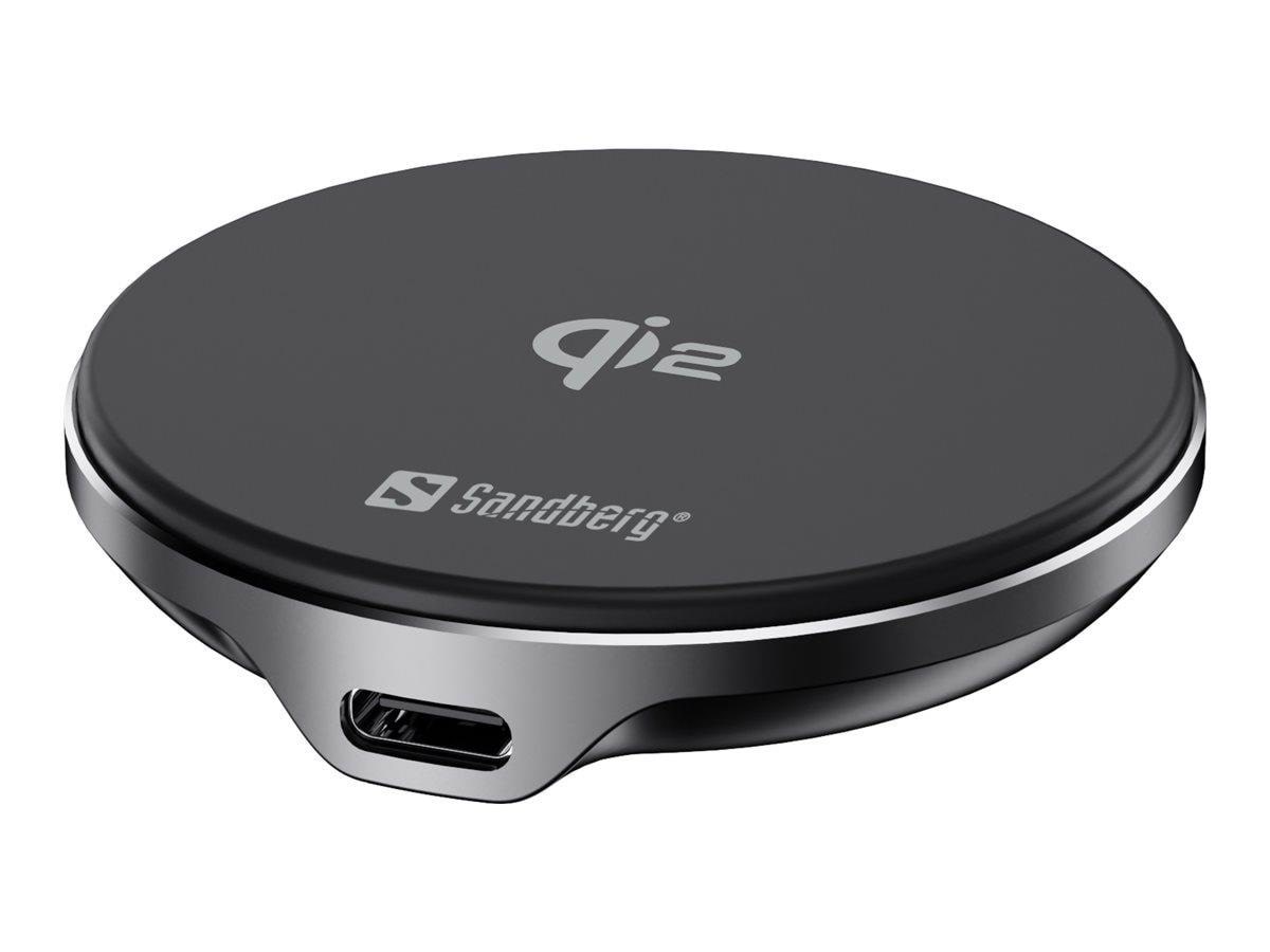 Sandberg Wireless Charger Mag Qi2 15W Mobil Oplader 441-61