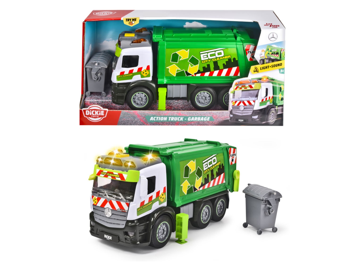 Dickie Action Truck - Garbage Legetøjsbil 203745014