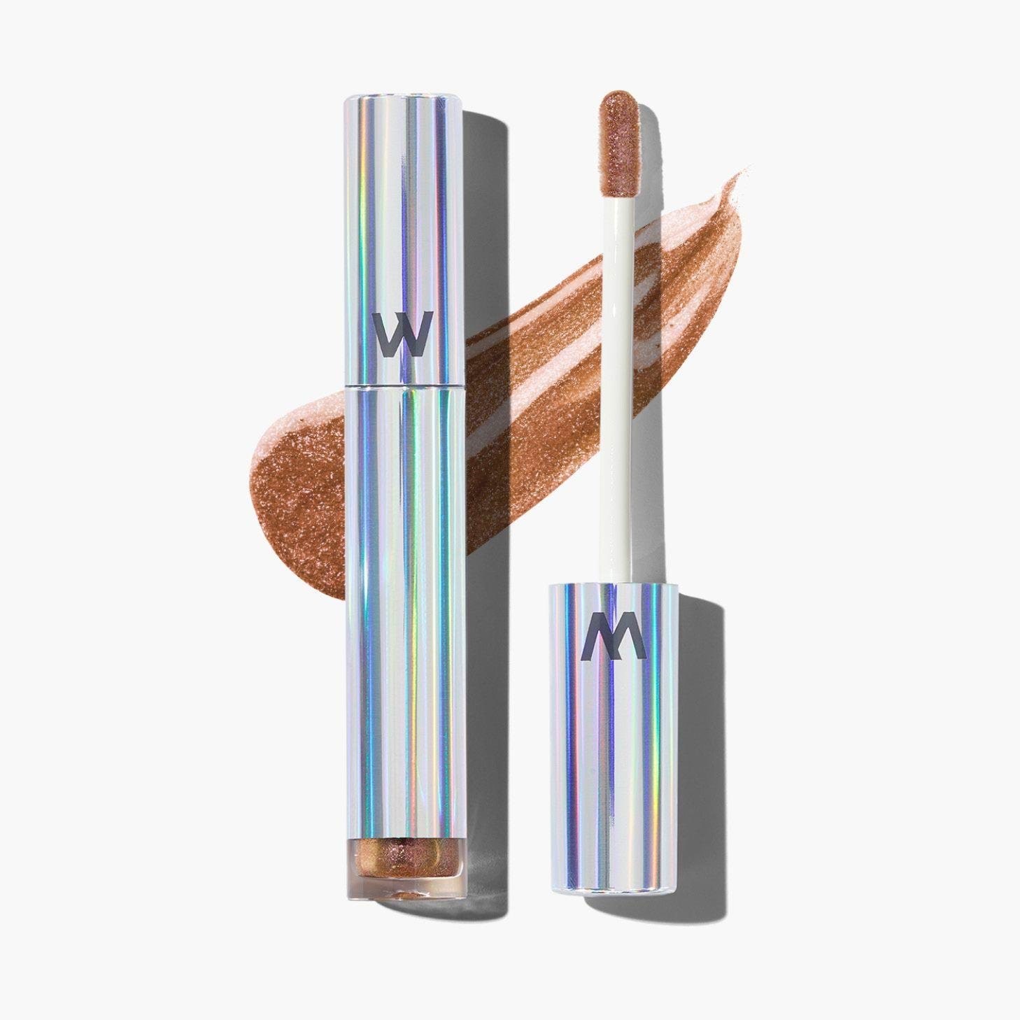 Wonderskin Wonder Blading Top Gloss - Gold Glitter Makeup WS-TP-GLG