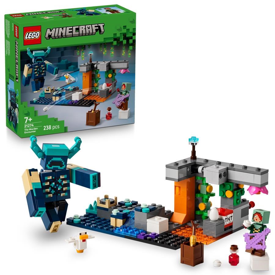 LEGO Minecraft 21274 Warden-mødet byggesæt 7+ år