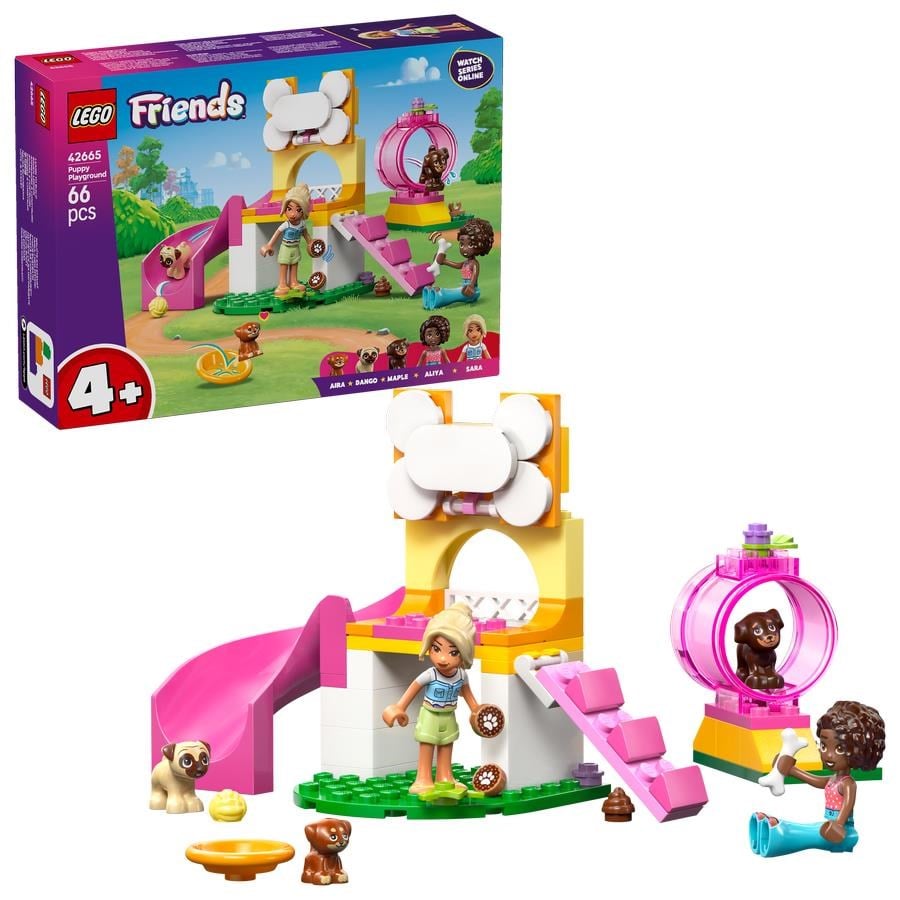 LEGO Friends 42665 Hvalpelegeplads legetøj 4+ år