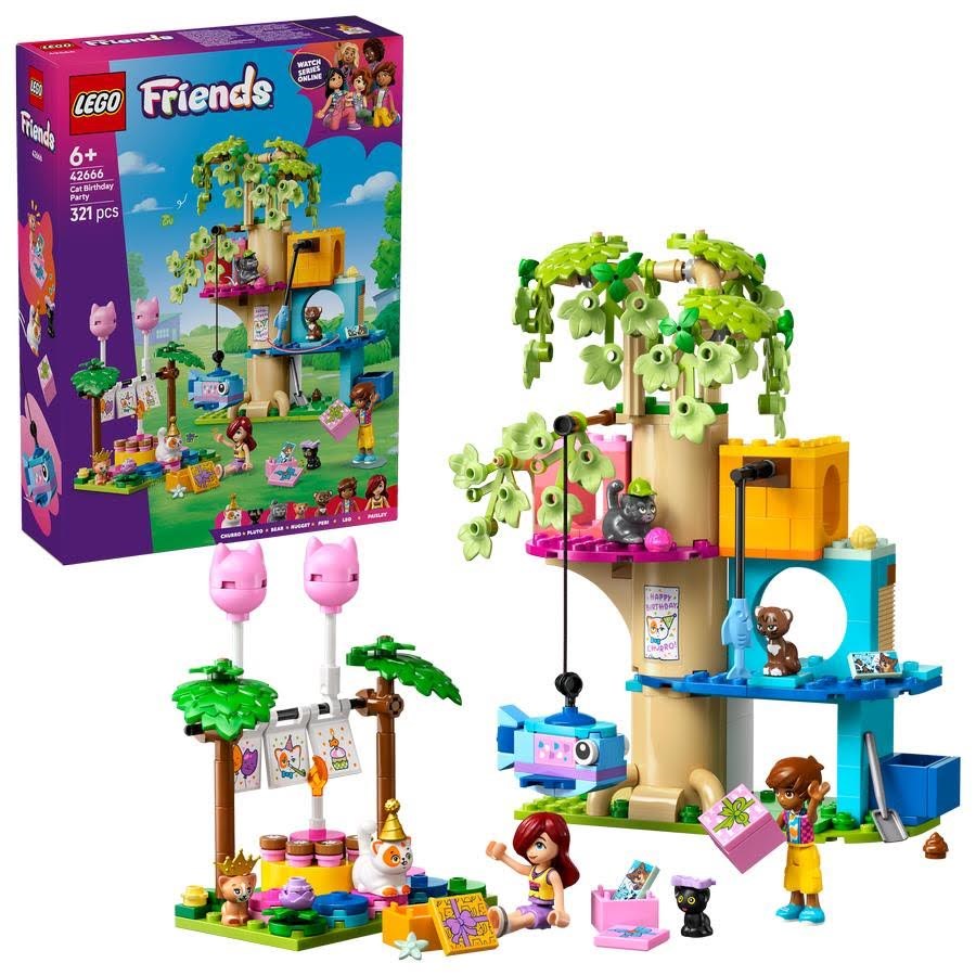 LEGO Friends 42666 Katte-fødselsdagsfest og trætophus