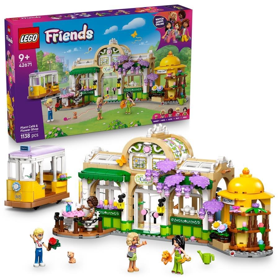 LEGO Friends 42671 Plantecafé og blomsterbutik byggesæt 9+ år