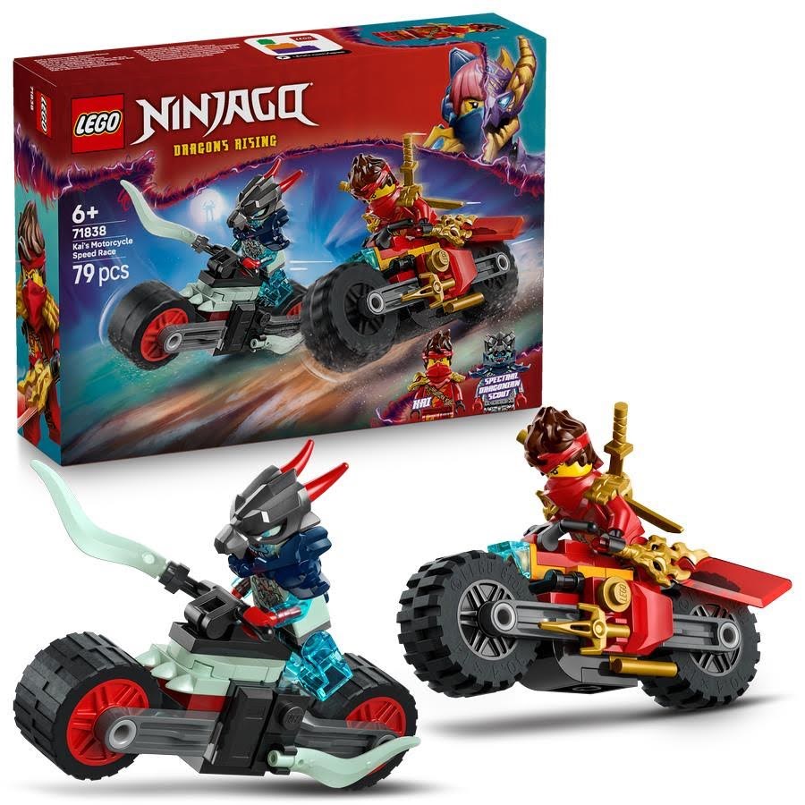 LEGO Ninjago 71838 Kais motorcykel-racerløb legetøj 6+ år