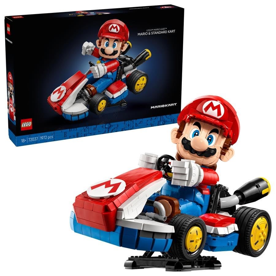 LEGO Super Mario 72037 Mario Kart - Mario og Standard Kart