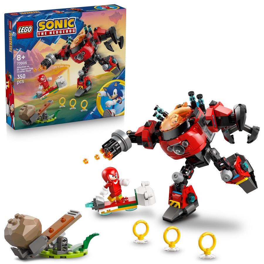LEGO Sonic 77005 Knuckles mod dr. Eggmans Egg Crusher-mech