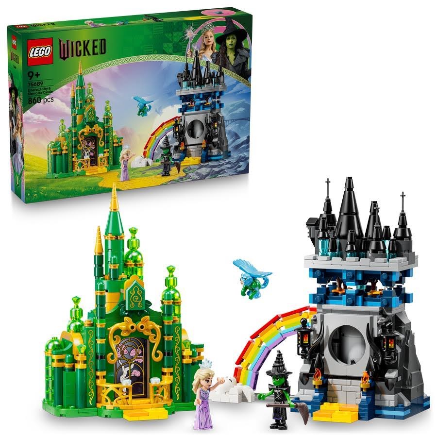 LEGO Wicked 75689 Emerald City og Kiamo Ko-slottet byggesæt 9+ år
